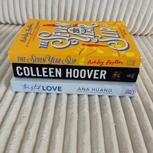 Set of Three Books by Ashley Poston, Colleen Hoover, and Ana Huang